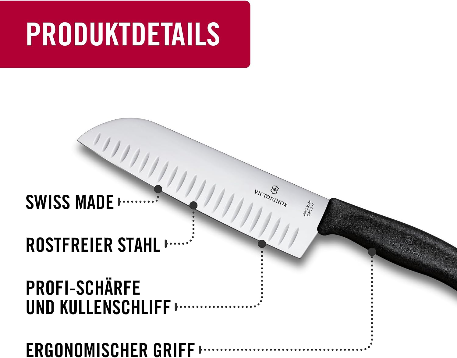Produktdetails des Victorinox Swiss Classic Santokumessers